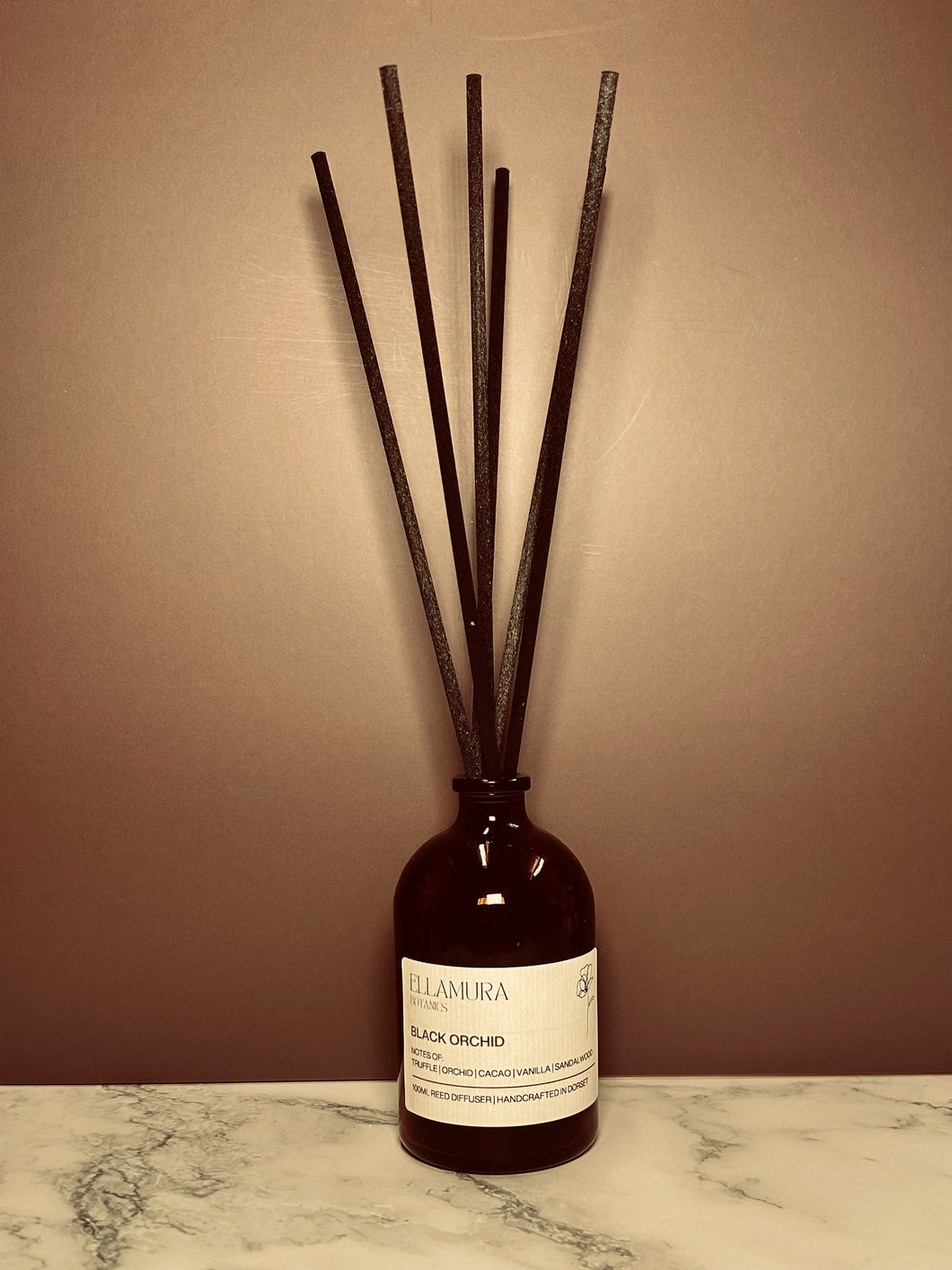 Black Orchid Fibre Reed diffuser