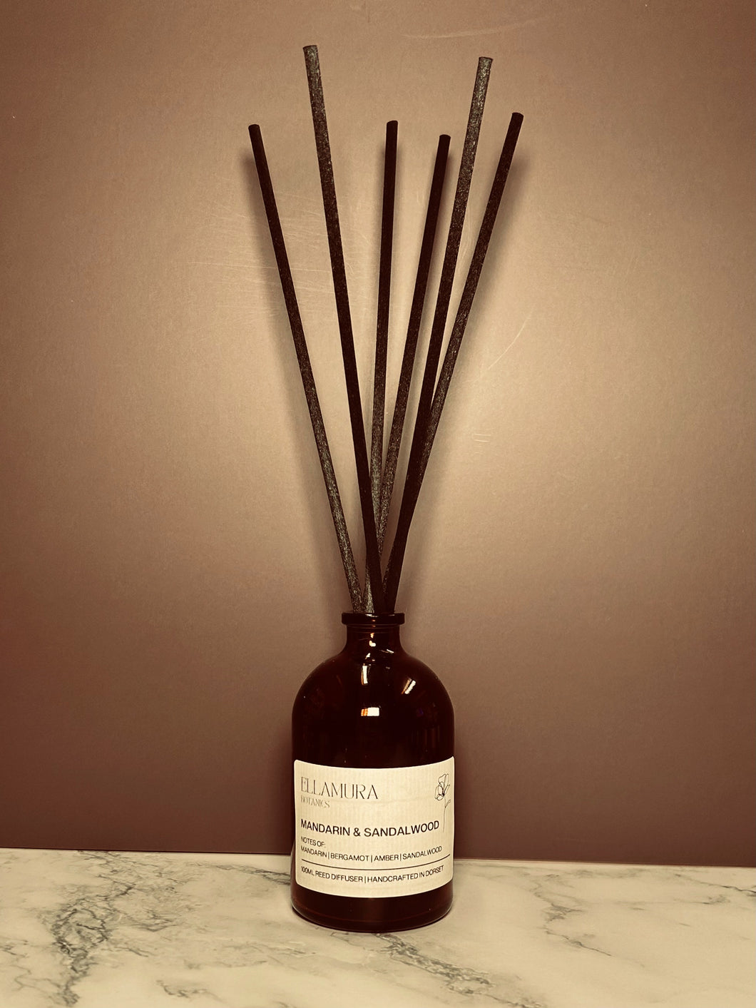 Mandarin & Sandalwood Fibre Reed Diffuser