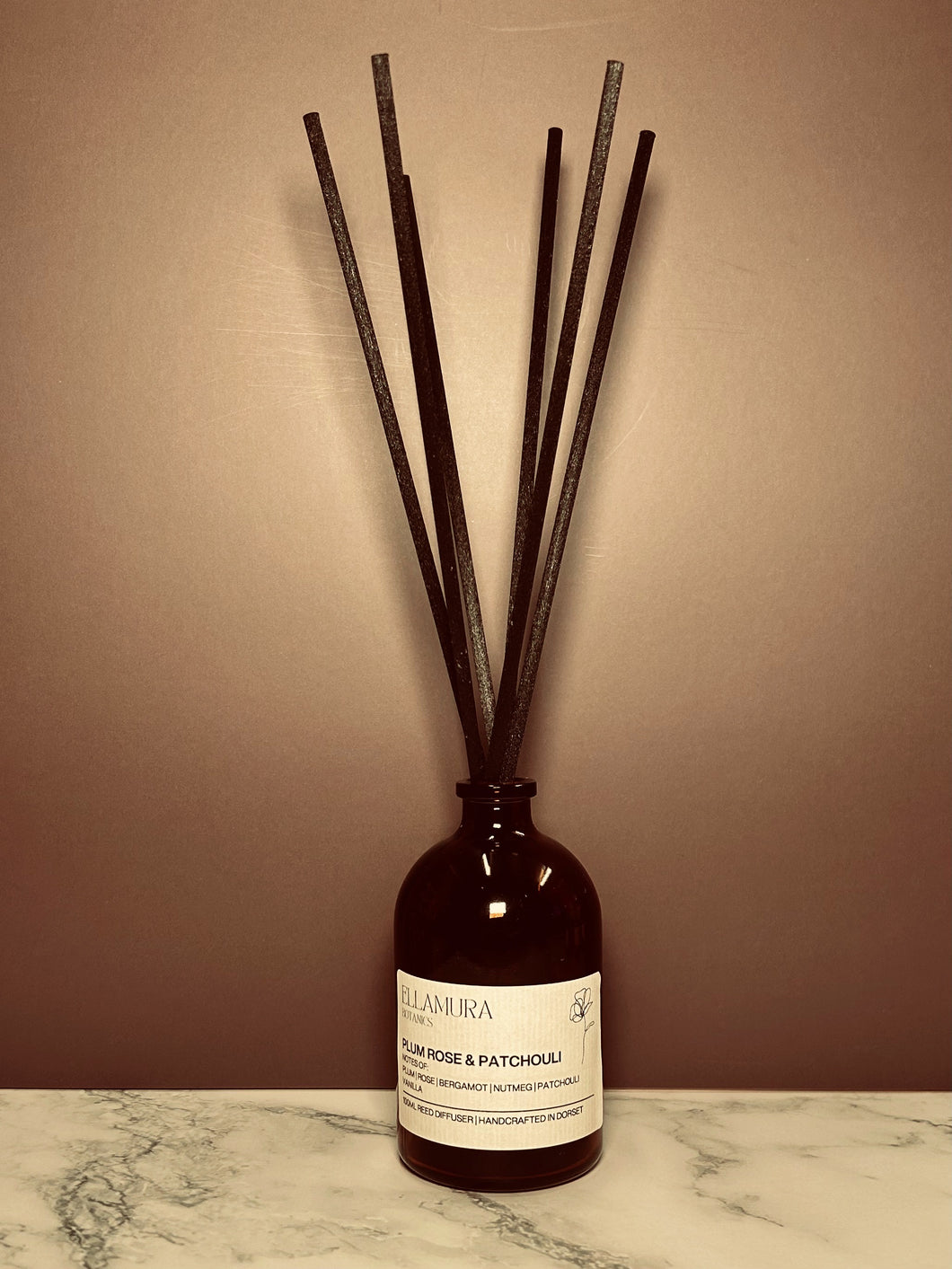 Plum, Rose & Patchouli Fibre Reed Diffuser