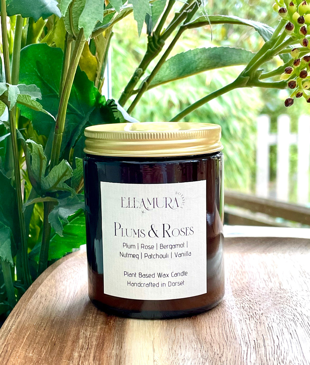 Plums & Roses Candle